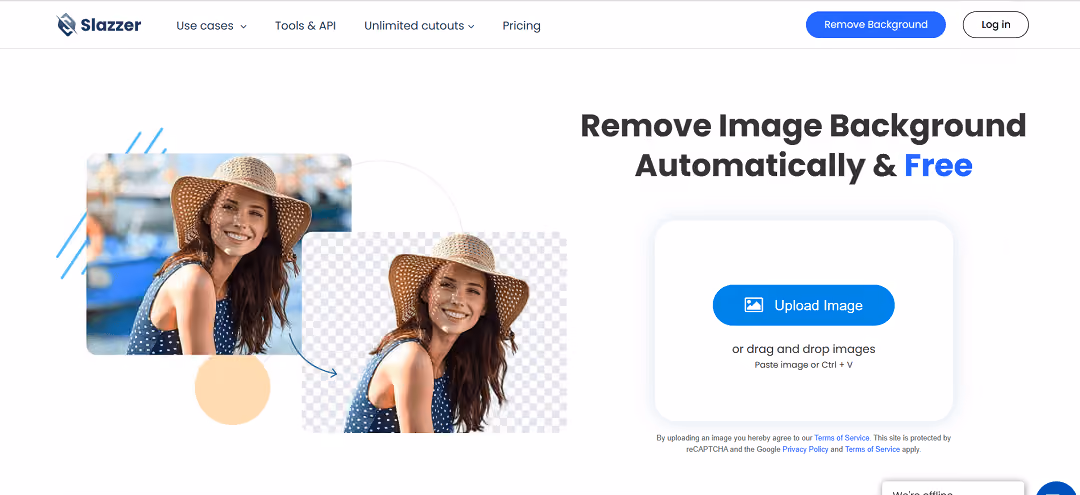 Slazzer is an AI-powered tool that effortlessly removes image backgrounds.