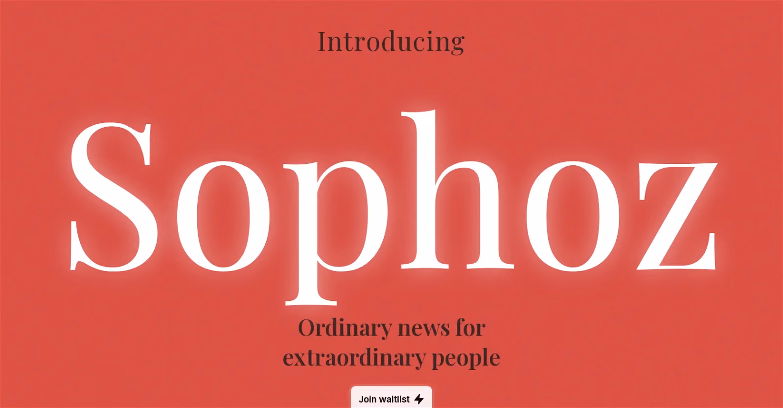 Ordinary news for extraordinary people