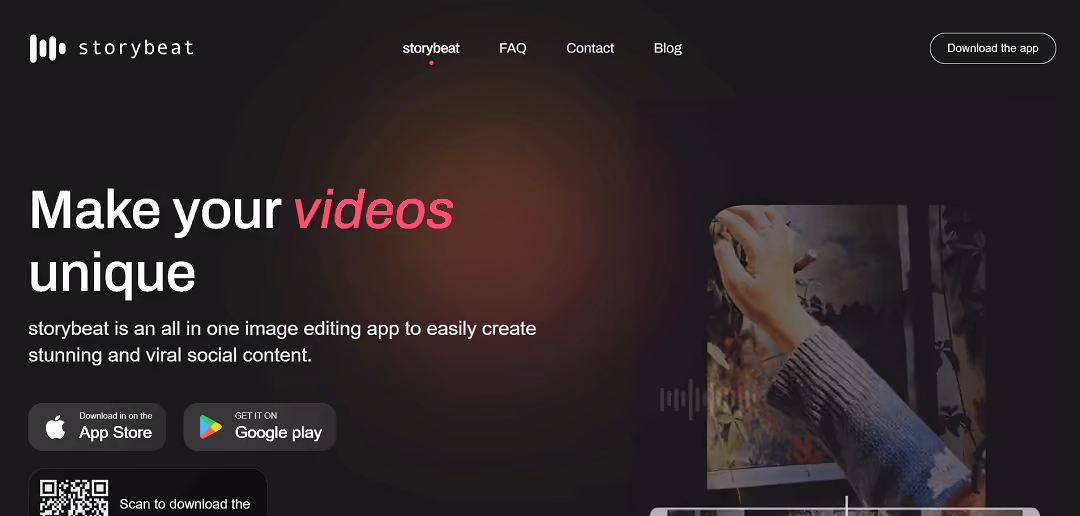 Storybeat, an AI Avatar Generator and Photo Story & Reels Editor, empowers users to craft captivating social media content for platforms like Instagram and TikTok.