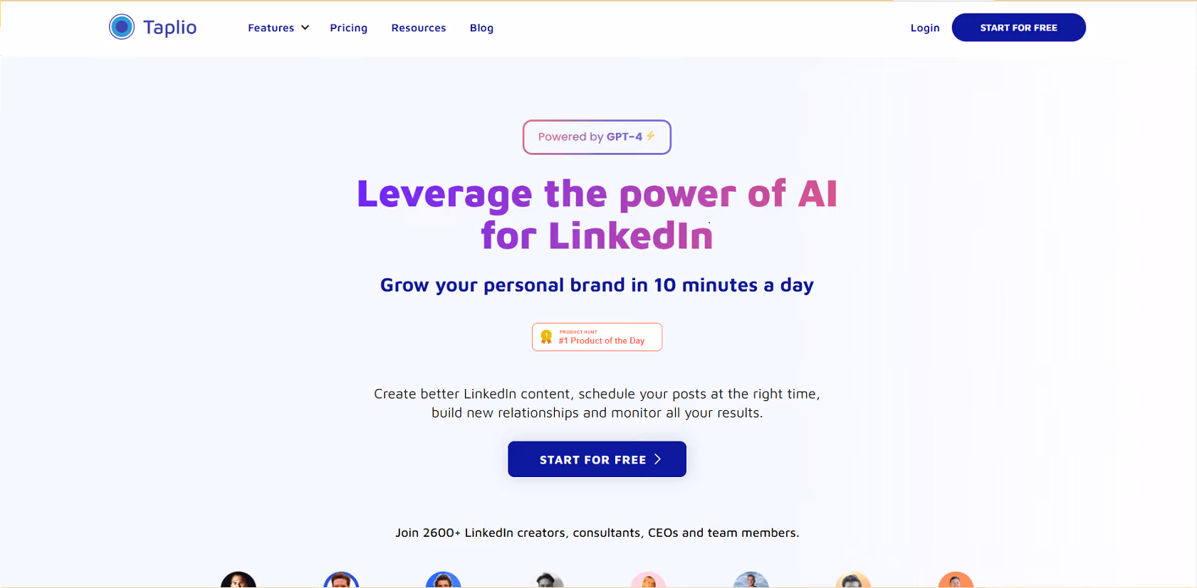 Taplio is an advanced AI-driven LinkedIn automation tool that helps businesses and individuals boost their presence on the platform.
