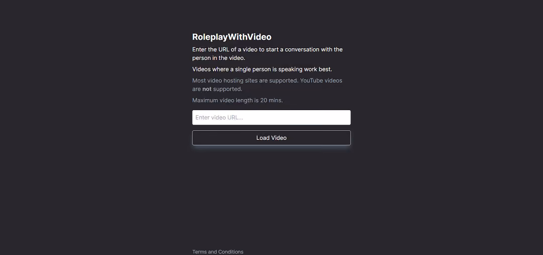 TalkToVid is a user-friendly tool that retrieves video transcripts through a simple URL input. It also allows direct interaction with the video's subject.