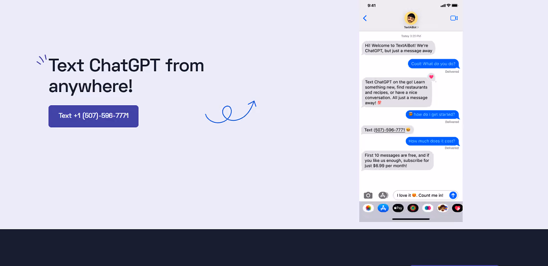 TextAIBot is an AI-powered chat tool developed by MDV LLC. It allows users to have text conversations using ChatGPT technology from anywhere.