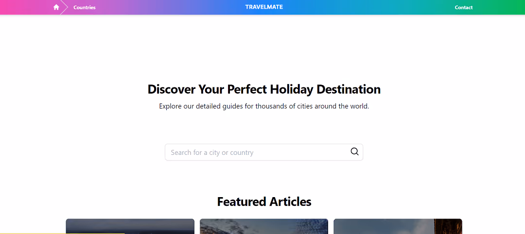 TravelMate is your go-to online platform for finding the perfect holiday destination. With a vast database covering cities worldwide, including Sydney, Stockholm, Kathmandu, Tokyo, New Orleans, and Venice, it offers detailed insights into attractions, dining, shopping, nightlife, and more.