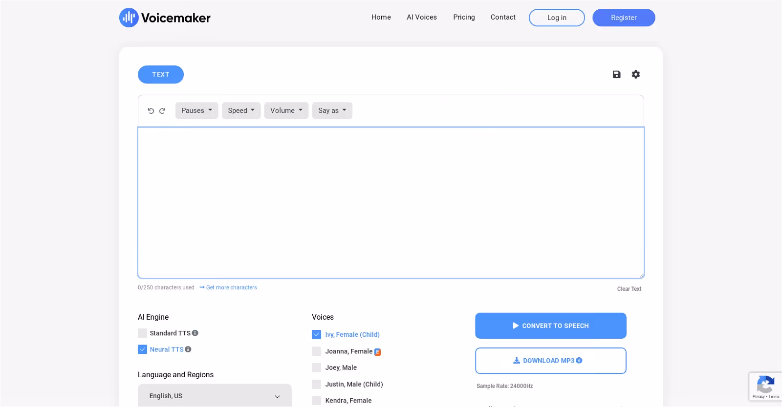 AI-powered tool for realistic text-to-speech conversion in multiple languages.