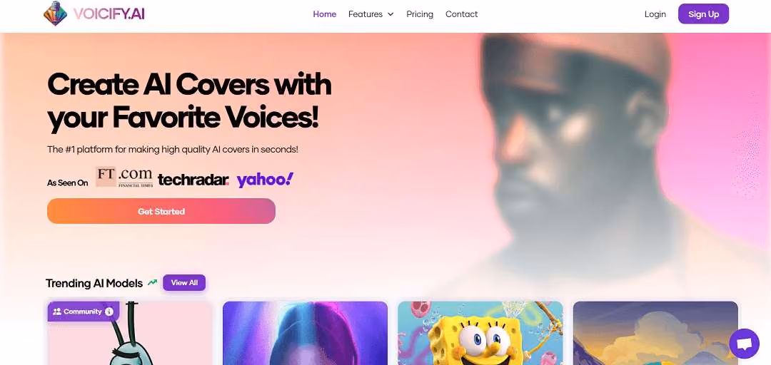 Voicify is an innovative AI music platform enabling users to craft unique songs using the voices of their favorite artists. These AI-generated covers have gained massive popularity on platforms like TikTok and YouTube.
