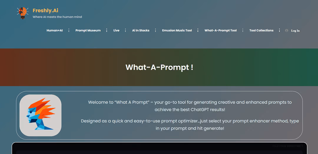 What-A-Prompt is an incredible AI tool that enhances prompts for ChatGPT, producing better and more varied results.