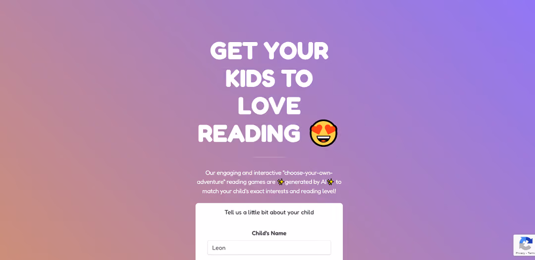 WhimsyWorks, an AI-powered reading game by WhimsyWorks Inc., introduces interactive "choose-your-own-adventure" stories tailored to children's interests and reading levels.