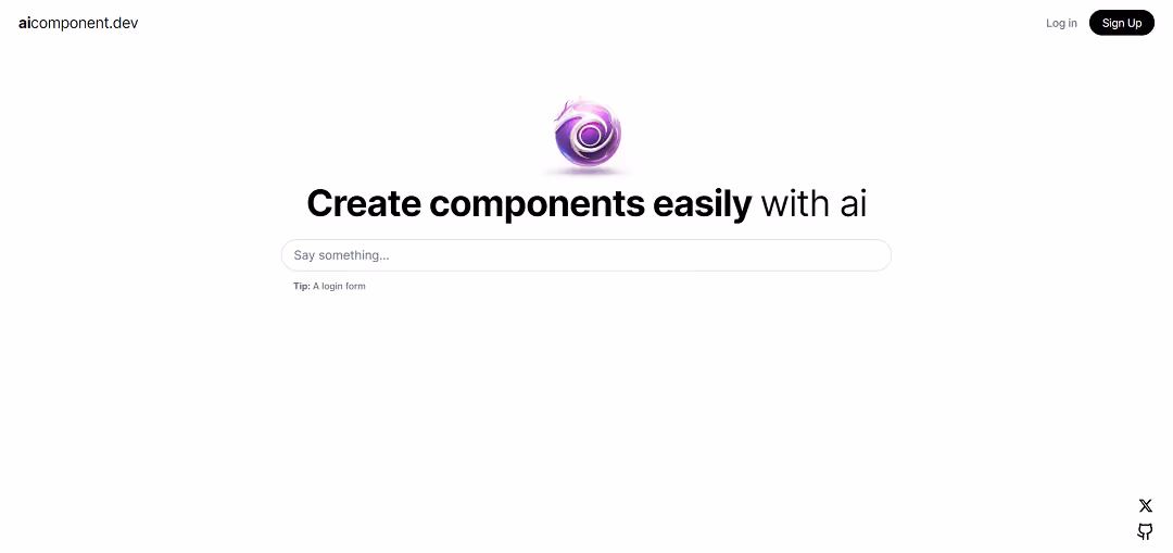 AIComponent.dev is a remarkable AI-powered tool that empowers users to effortlessly create striking components for their projects. As an open-source initiative, it streamlines the component creation process, making it accessible to all.