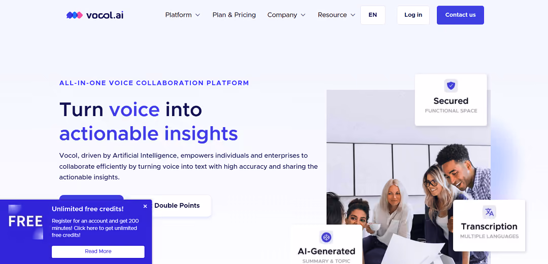All-in-One Voice Collaboration Platform
