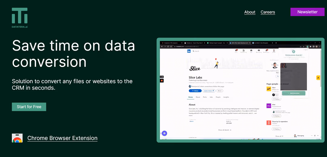 Convert ANY website or file to a spreadsheet or CRM in seconds