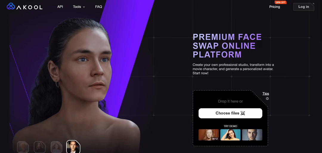 Akool's face swap feature incorporates cutting-edge technology to seamlessly exchange facial features in real-time, offering users a remarkably realistic experience. 