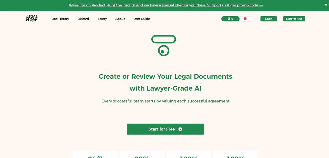 LegalNow serves as a dependable AI-powered legal assistant, streamlining contract creation, review, and management. Tailored for small businesses, it provides accessible and budget-friendly legal support for various contract-related needs.
