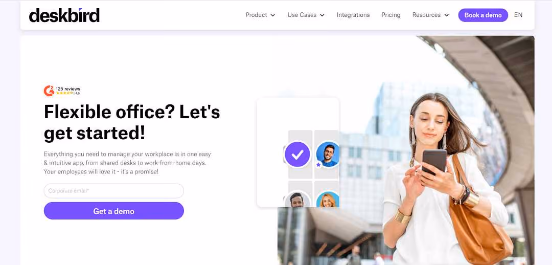 Deskbird stands out as a leading solution for hybrid workspace management, offering a suite of features designed to facilitate the efficient allocation of hot desks and meeting spaces.