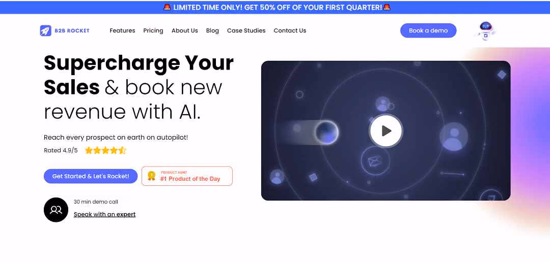 B2B Rocket offers a cutting-edge AI-driven platform designed to revolutionize B2B sales processes.