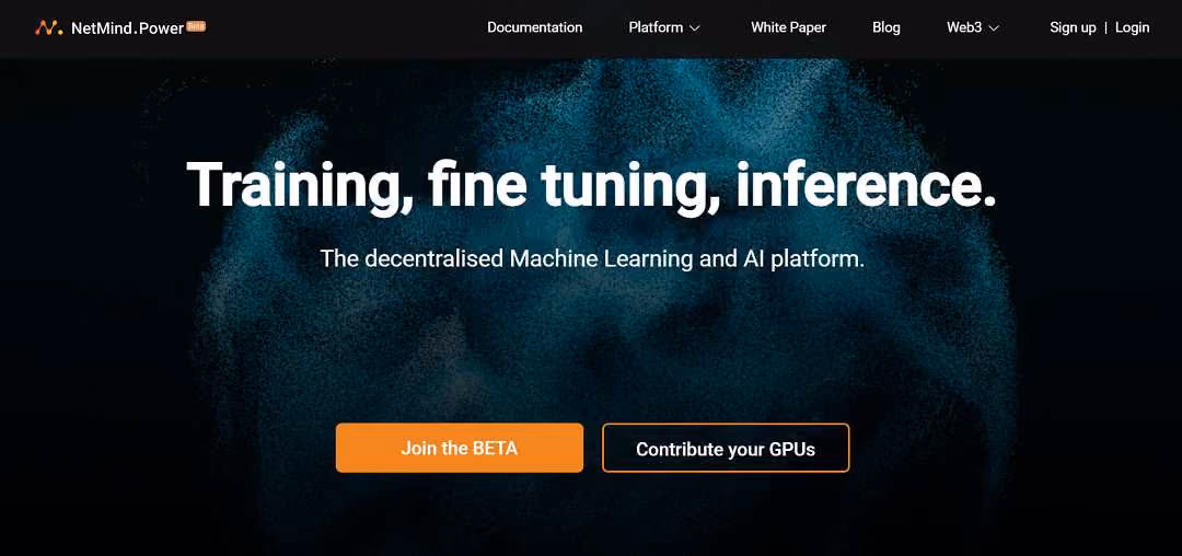 Netmind Power is a decentralized machine learning and AI platform that leverages a global network of GPUs. 