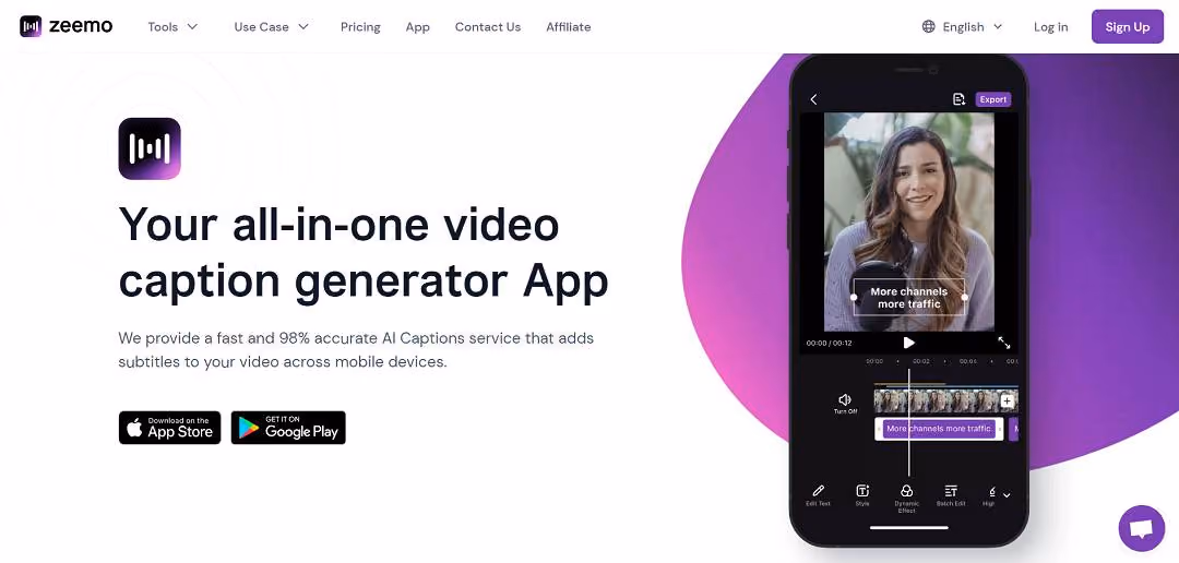 Zeemo AI is an advanced tool designed for video creators, businesses, and educators who need fast, accurate captioning and translation for their content.