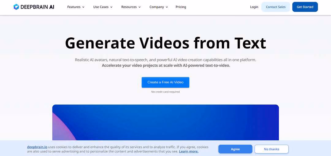 DeepBrain AI is changing the way we create videos, making the process faster and more accessible than ever.