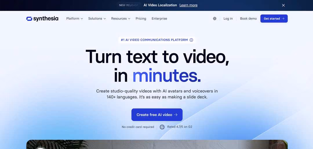 Synthesia is a revolutionary AI-powered platform that has transformed the landscape of video creation. 