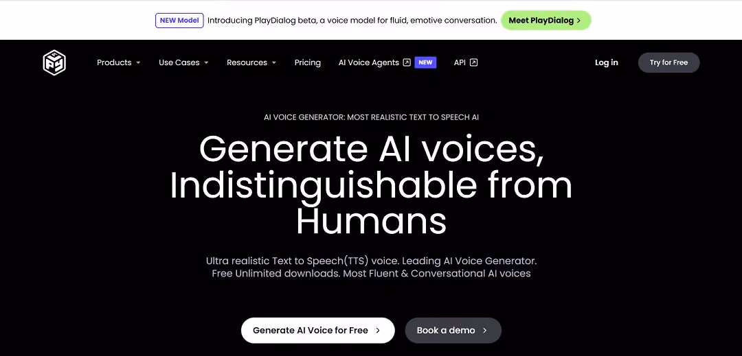 Play.ht is a cutting-edge platform that harnesses the power of artificial intelligence to redefine how we interact with text.