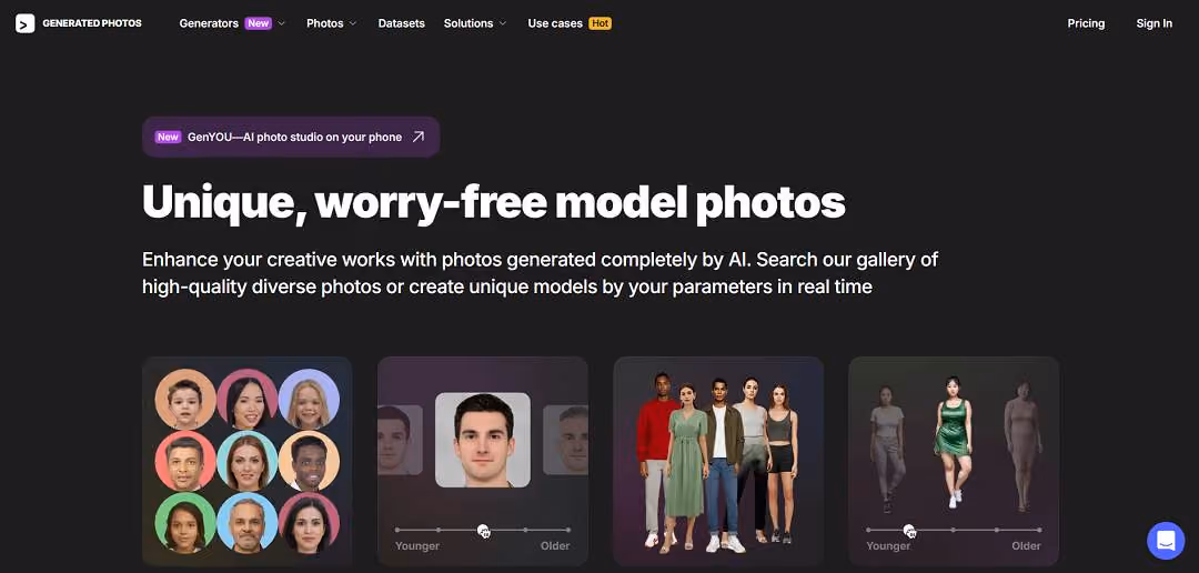 Generated Photos is a cutting-edge platform leveraging artificial intelligence to create lifelike images of people.