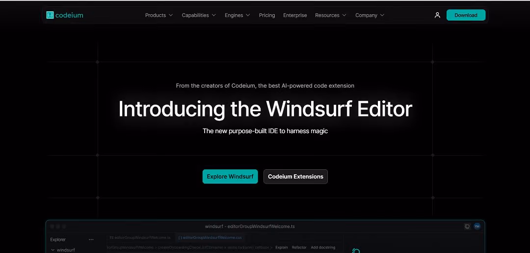 Codeium is an AI-powered coding assistant transforming the way developers create and refine code.