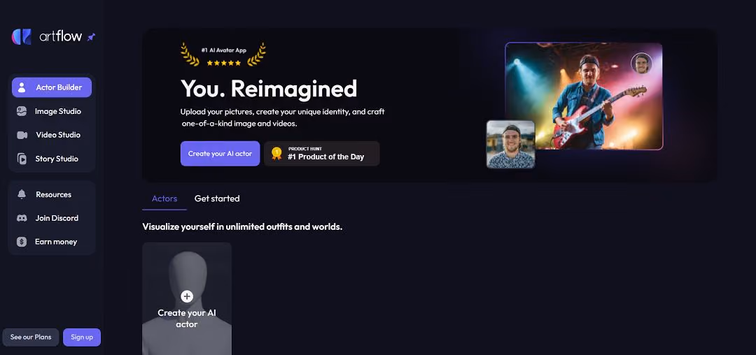 Artflow AI is a cutting-edge platform designed to help creators turn their ideas into captivating digital content.