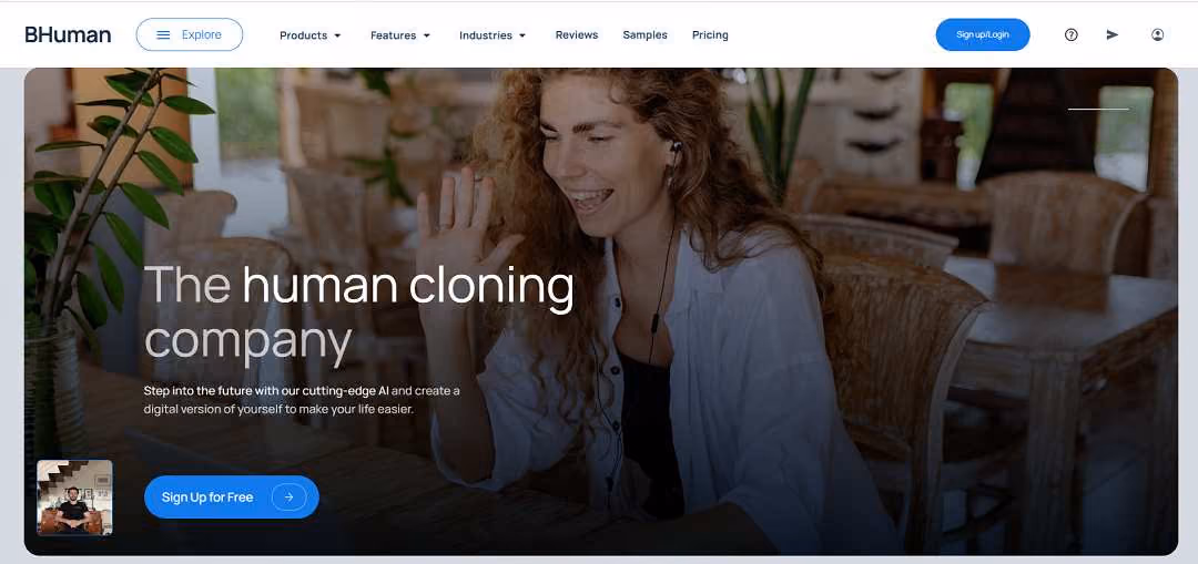 BHuman is a groundbreaking platform that uses artificial intelligence to help businesses create personalized video content at scale.