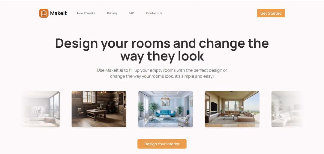 MakeIt.ai is an innovative platform that harnesses artificial intelligence to transform interior design.