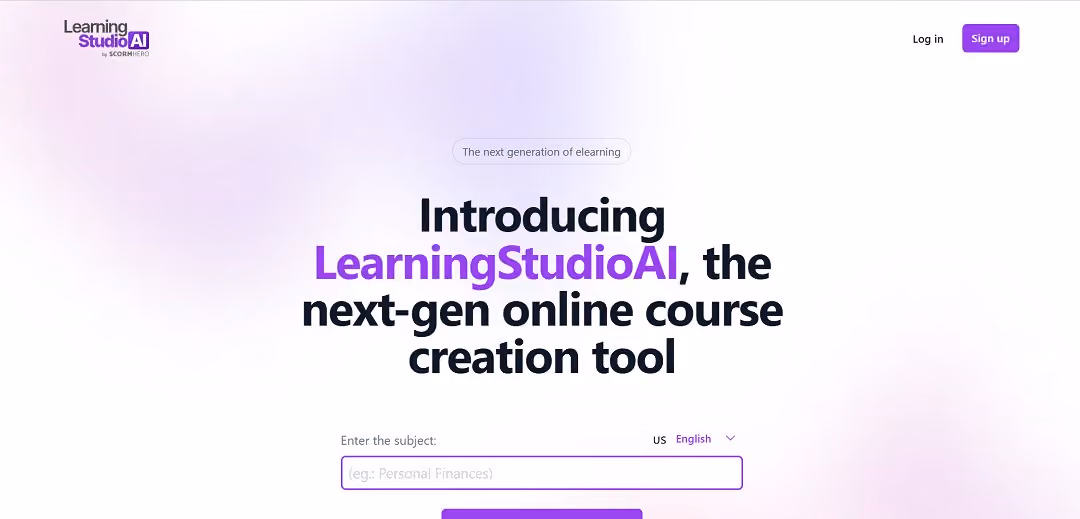 LearningStudioAI is an innovative platform that harnesses artificial intelligence to simplify the creation and management of online courses.