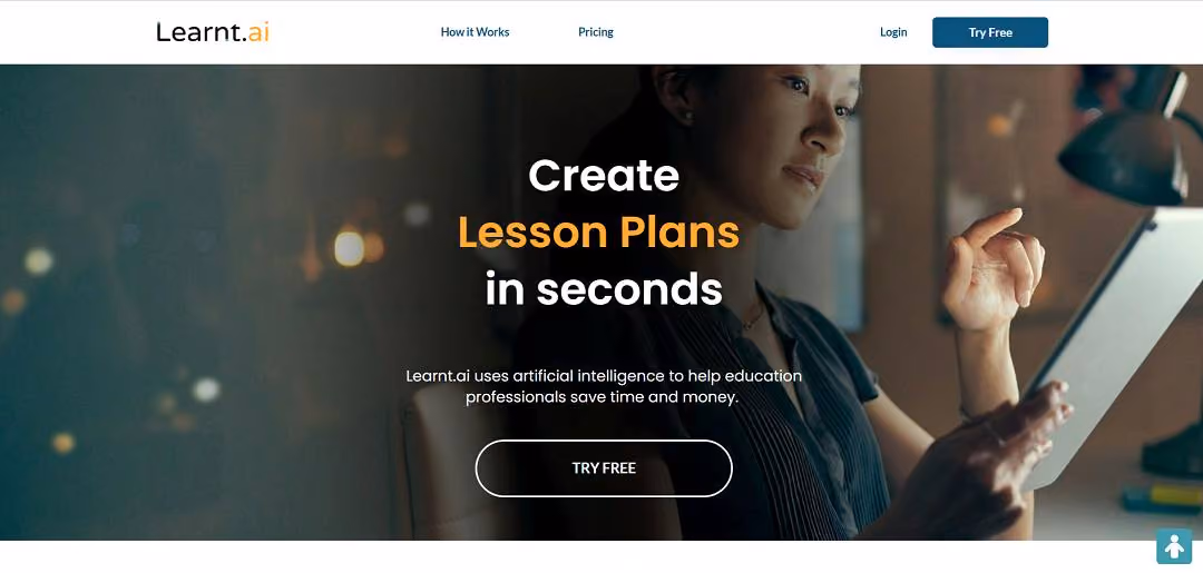 Learnt.ai is an AI-driven platform designed to assist educators in creating comprehensive teaching materials and lesson plans across various subjects.