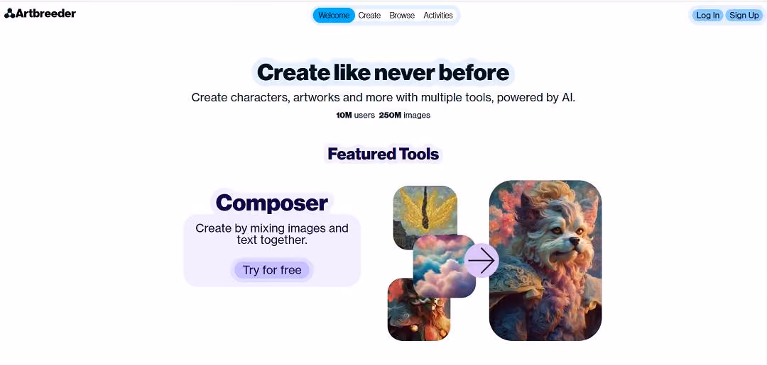 Artbreeder is a groundbreaking online platform that utilizes artificial intelligence (AI) to simplify the process of creating and modifying digital art. 