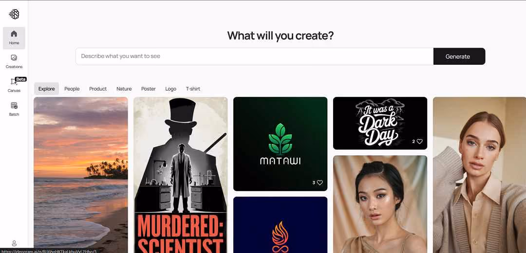 Ideogram AI is an innovative platform that revolutionizes creative expression through generative AI.