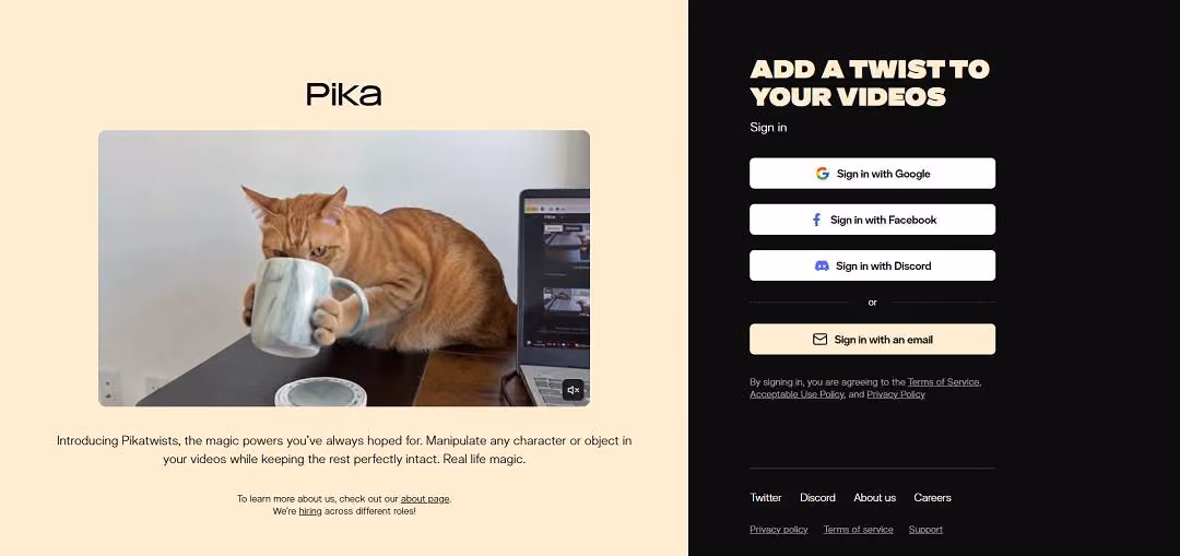 Pika is an advanced AI-powered video generation platform designed to revolutionize content creation through intelligent automation.