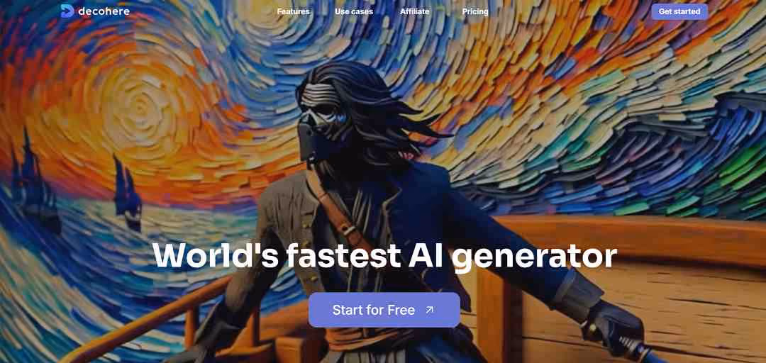 Decohere AI is an innovative and intuitive creative tool designed to turn your ideas into stunning visuals—no technical expertise required