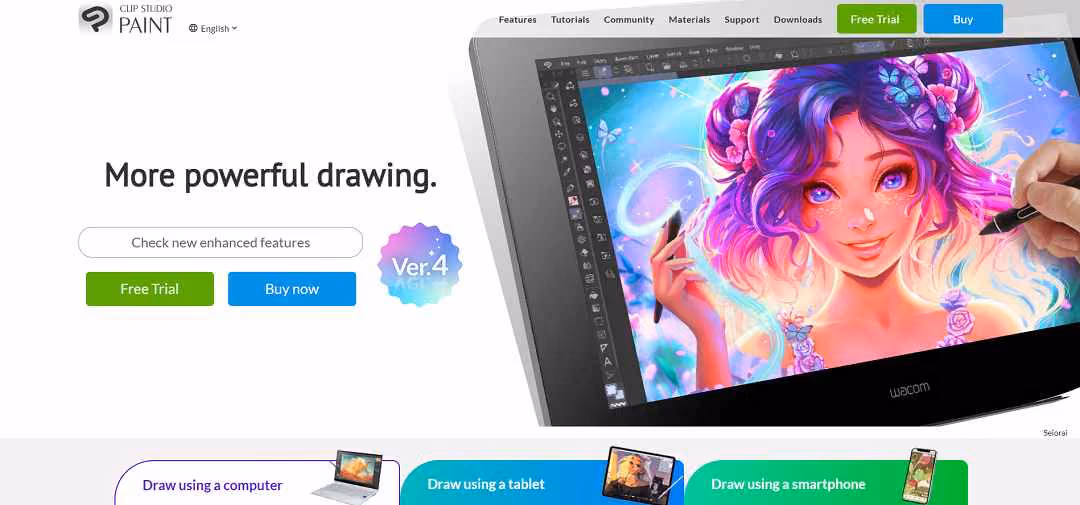 Clip Studio Paint is a versatile digital art software designed for illustrators, comic artists, and animators. Known for its highly customizable brush engine, it allows artists to create and modify brushes to emulate traditional art tools like pencils, watercolors, and oils.