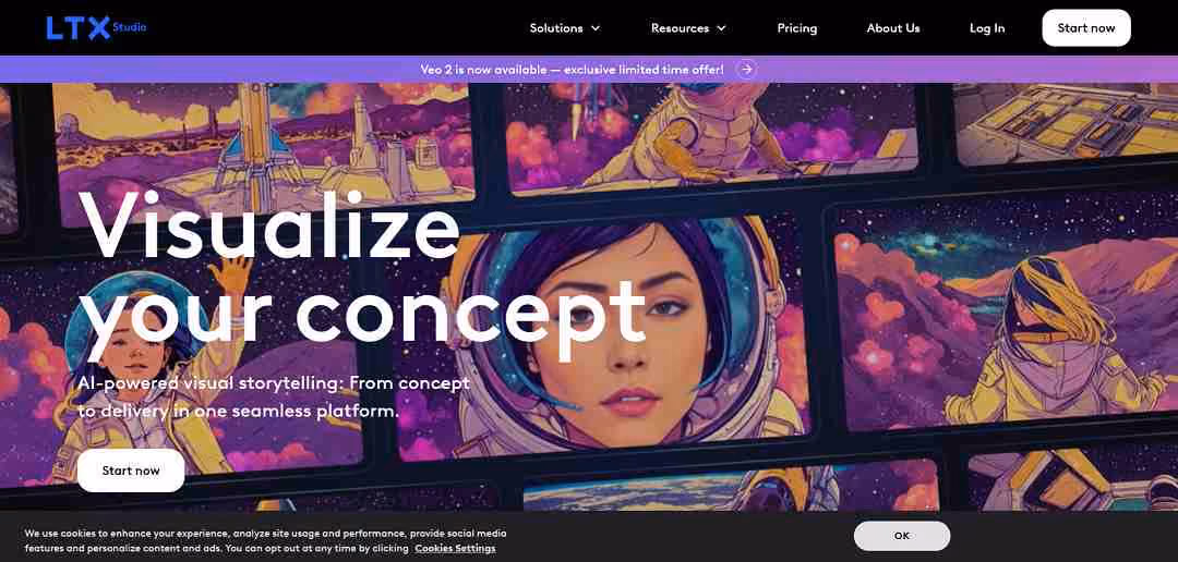 LTX Studio is an advanced AI-powered platform designed to revolutionize the way visual stories are created.