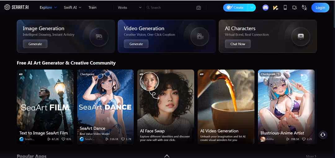SeaArt AI is a creative platform that makes it easy for artists, designers, and content creators to produce amazing visuals using artificial intelligence.