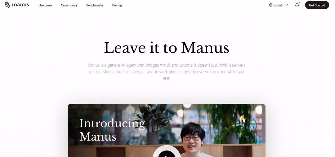 Manus is a next-generation AI agent built to take on real-world tasks without needing constant hand-holding.