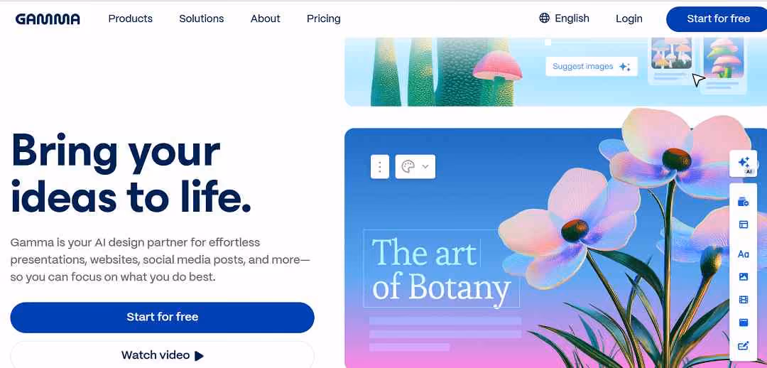 Gamma is an innovative AI-powered platform designed to help users create stunning presentations, documents, websites, and even social media content with minimal effort.