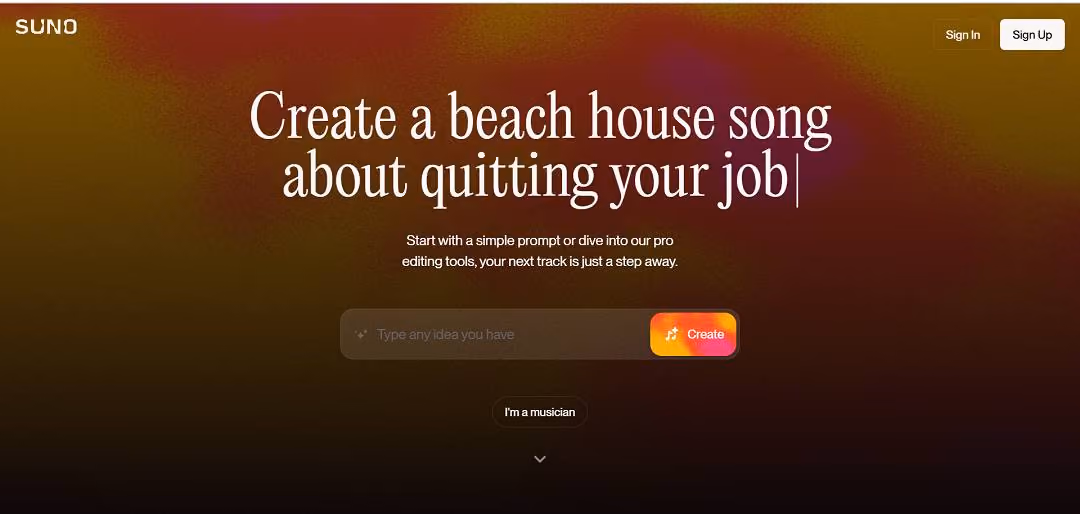 Suno AI is a groundbreaking generative music platform that enables anyone to create full-length, high-quality songs using nothing more than a text prompt.