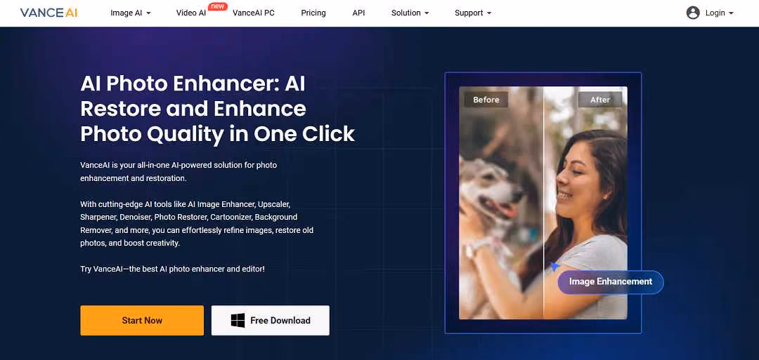 Vance AI is a powerful and easy-to-use platform that uses AI to enhance images and videos with just a few clicks