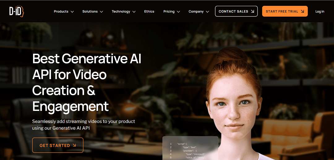 D-ID is an AI-powered video creation platform that easily and quickly turns plain text into high-quality, engaging videos.