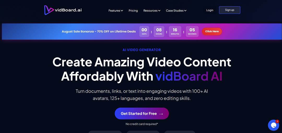 VidBoard AI is a browser-based, AI-powered video creation platform designed to make professional video production simple, fast, and cost-effective for anyone, regardless of technical or editing expertise.