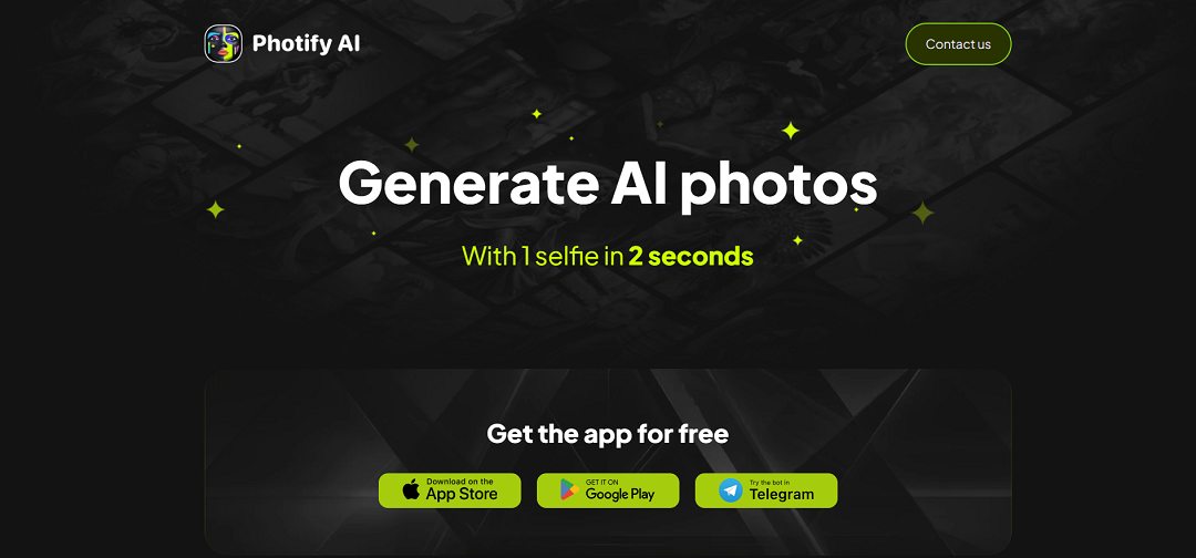 Photify AI is an advanced photo and video editing application powered by artificial intelligence, designed to transform a single selfie into a wide range of creative, high-quality visuals within seconds.