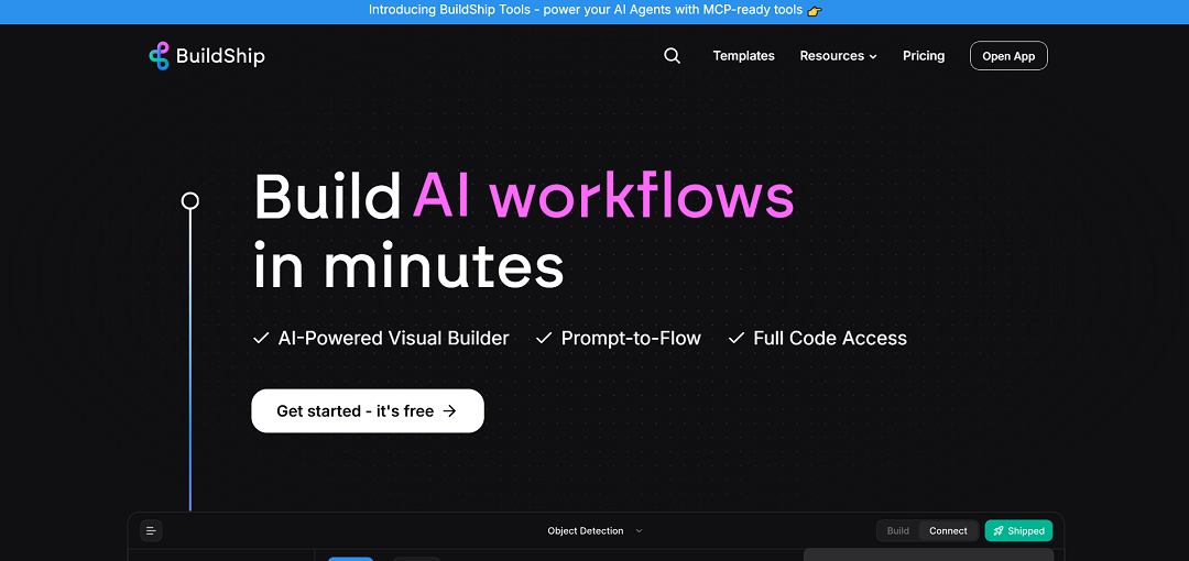 BuildShip is an AI-powered visual backend and API builder that lets developers, makers, and teams design, test, and deploy complex backend workflows in minutes using a prompt-to-flow, node-based interface that blends large language models, image and video generation, and traditional API calls.