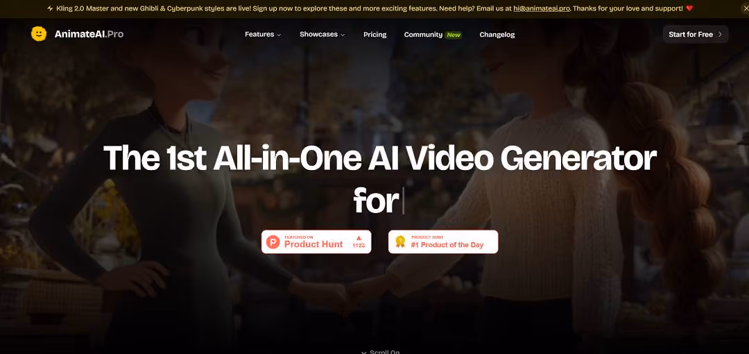 Animate AI is an innovative AI-powered platform designed to simplify and accelerate the creation of animated video content, making it accessible to creators of all levels.