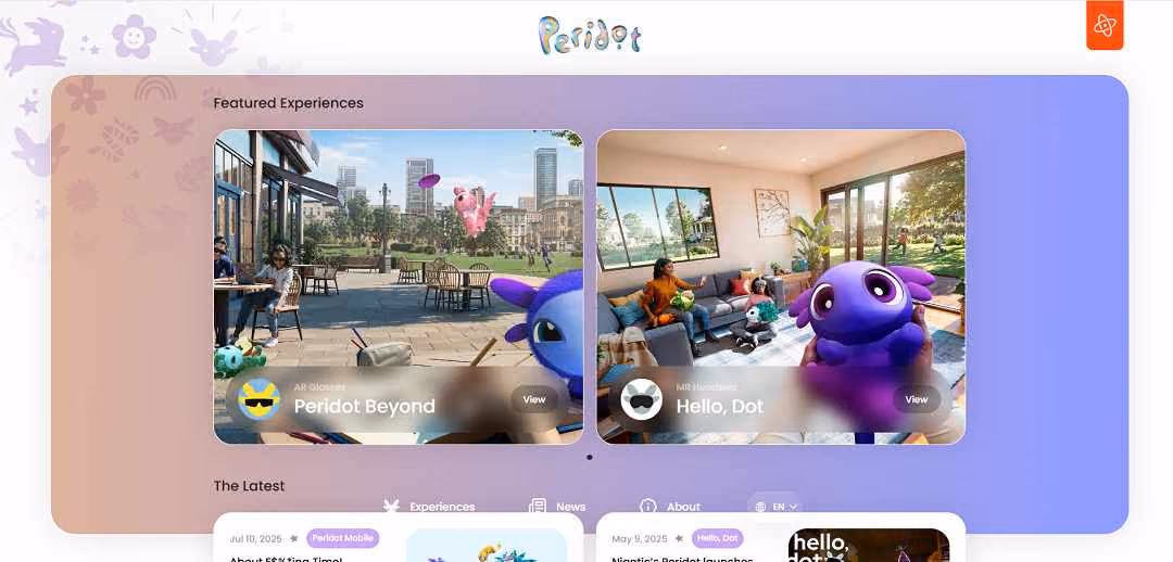 Peridot is an innovative augmented reality (AR) game developed by Niantic, the creators of Pokémon GO, designed to bring AI-powered virtual pets into the real world.