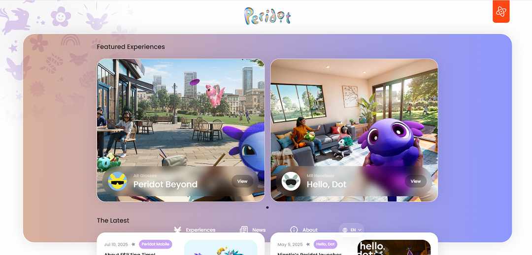 Peridot is an innovative augmented reality (AR) game developed by Niantic, the creators of Pokémon GO, designed to bring AI-powered virtual pets into the real world.