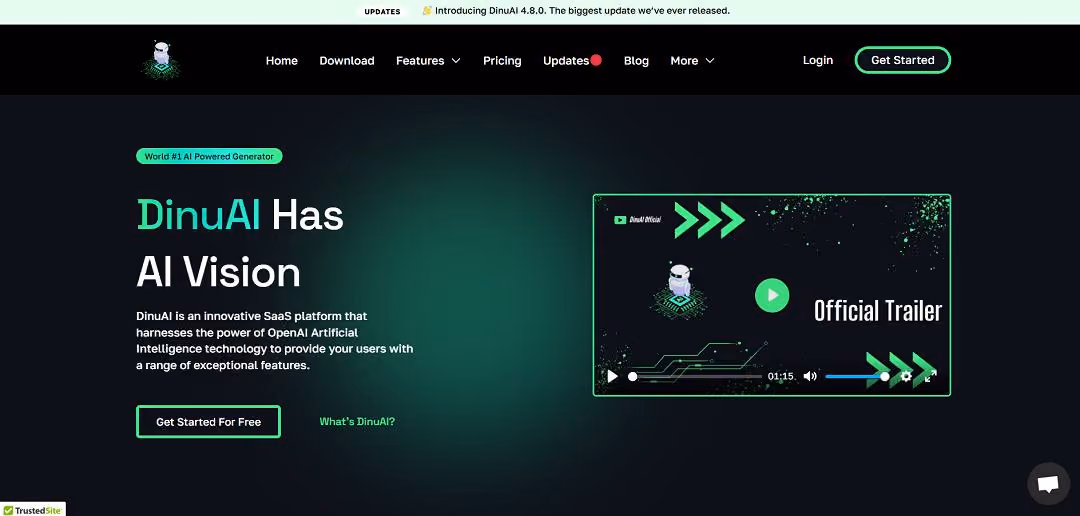 DinuAI is an all-in-one generative AI platform developed by DinuAI LLC, designed to make content creation more accessible for individuals, creators, and businesses. 