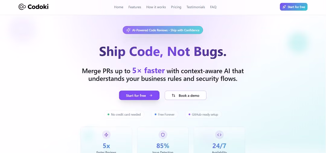 Codoki AI is an innovative platform designed to revolutionize the way developers manage code quality, security, and bug detection. 
